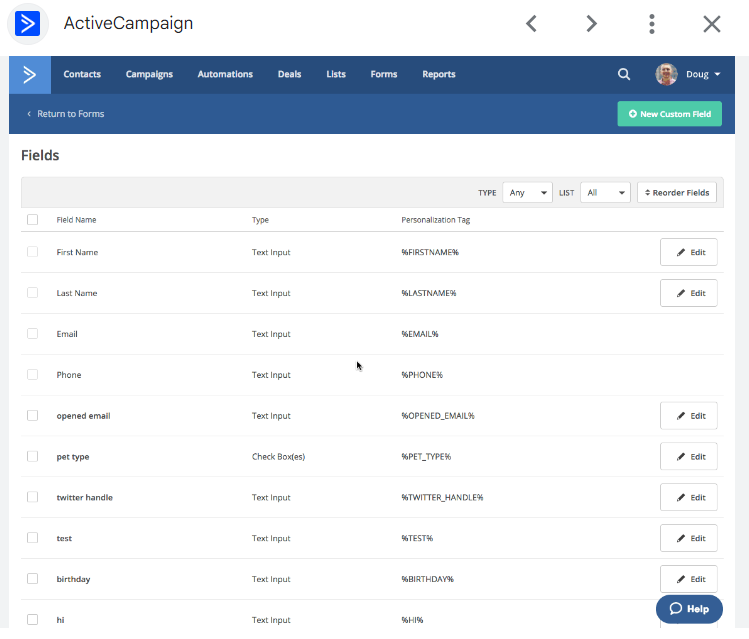 MailerLite vs ActiveCampaign : Subscriber Management ActiveCampaign